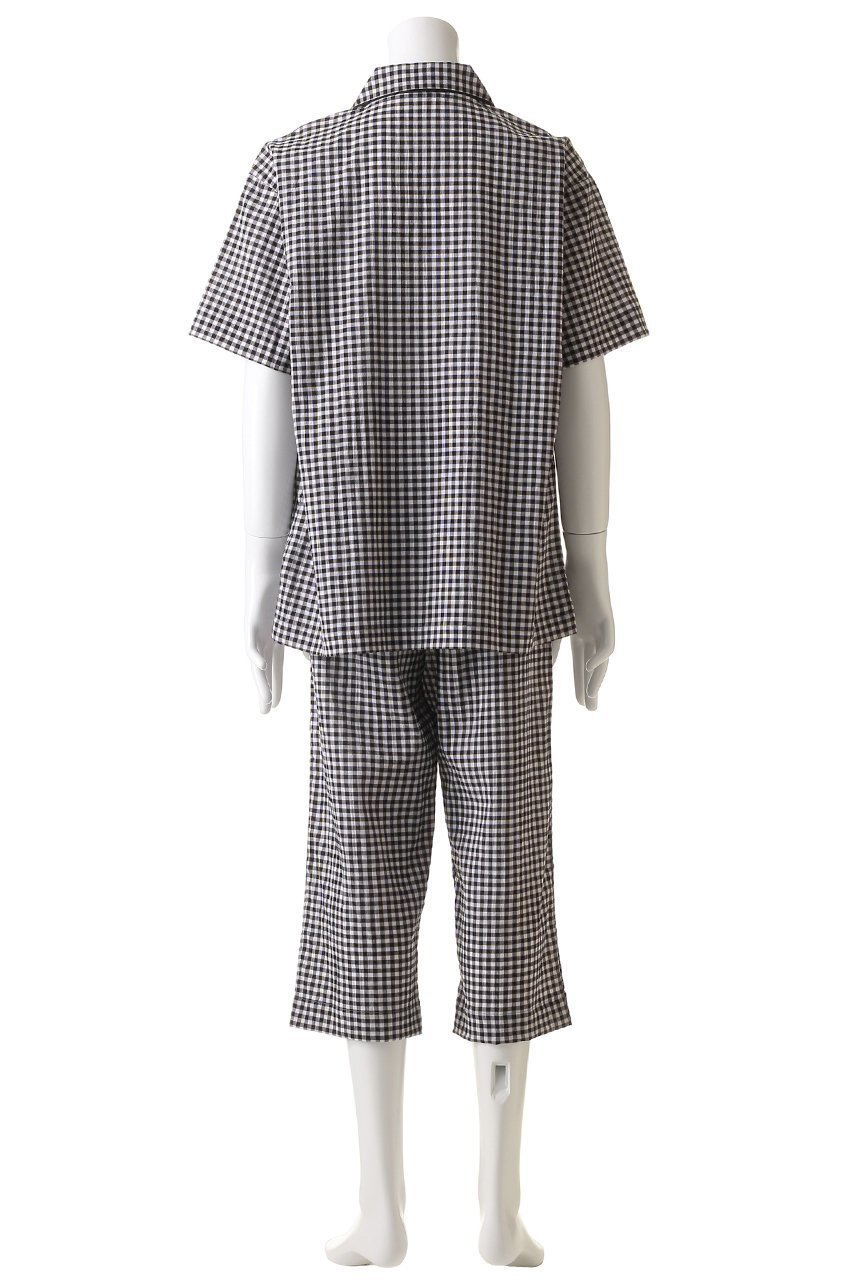 【キッドブルー/KID BLUE / MEN】の【MEN】25シャーリングギンガムパジャマ 人気、トレンドファッション・服の通販 founy(ファニー) 　ファッション　Fashion　メンズファッション　MEN　お家時間・ステイホーム　Home Time/Stay Home　ギンガム　Gingham　シャーリング　Shirring　チェック　Check　パジャマ　Pajamas　ポケット　Pocket　モノトーン　Monotone　夏　Summer　NEW・新作・新着・新入荷　New Arrivals　other-4|ID: prp329100004523776 ipo3291000000032000169