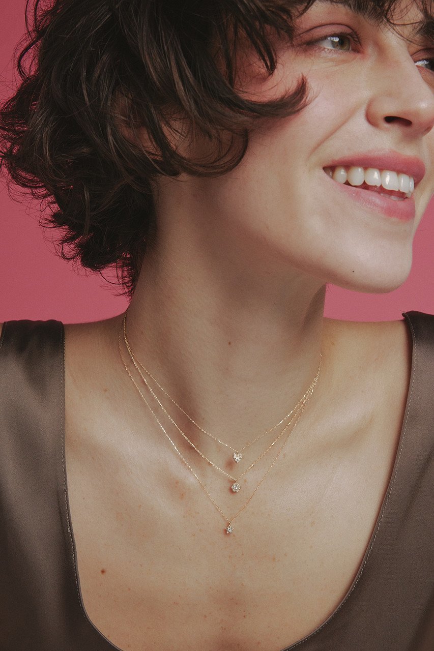 【ルボンボン/les bonbon】のAva diamond ネックレス 人気、トレンドファッション・服の通販 founy(ファニー) 　ファッション　Fashion　レディースファッション　Fashion for Women　ジュエリー　Jewelry　ネックレス　Necklaces & Pendants　ジュエリー　Jewelry, Accessories　ダイヤモンド　Diamond, Brilliant Cut　デコルテ　Décolleté, Neckline　ネックレス　Necklace, Pendant Necklace　プレート　Plate, Dish　モチーフ　Motif, Design Theme　ワンポイント　One Point, Statement Accent　other-5|ID: prp329100004523787 ipo3291000000035567875
