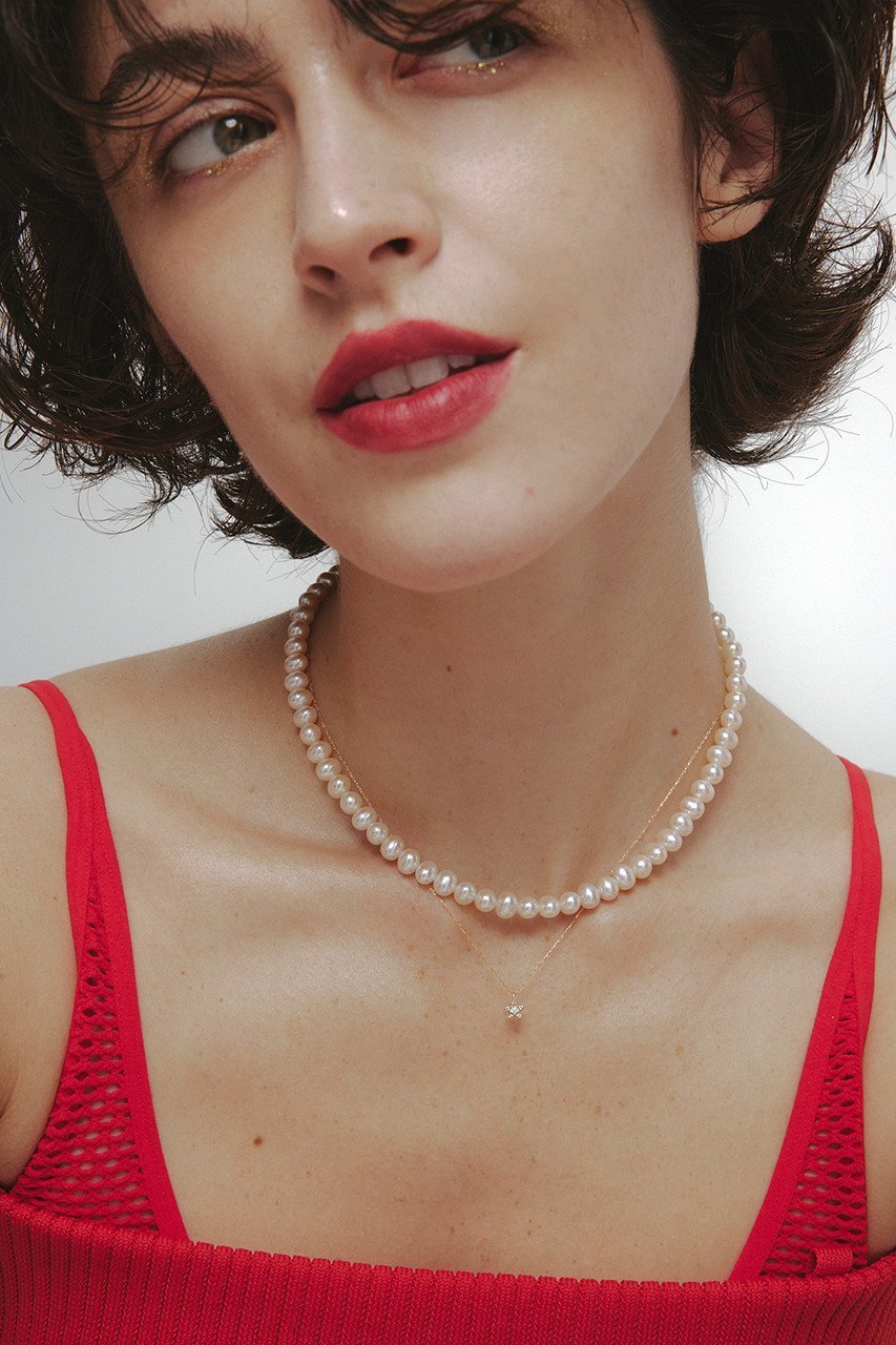 【ルボンボン/les bonbon】のglow pearl ネックレス 人気、トレンドファッション・服の通販 founy(ファニー) 　ファッション　Fashion　レディースファッション　WOMEN　ジュエリー　Jewelry　ネックレス　Necklaces　スウェット　Sweat　ネックレス　Necklace　パール　Pearl　フォルム　Form　フォーマル　Formal　エレガント 上品　Elegant　other-2|ID: prp329100004523793 ipo3291000000032000307