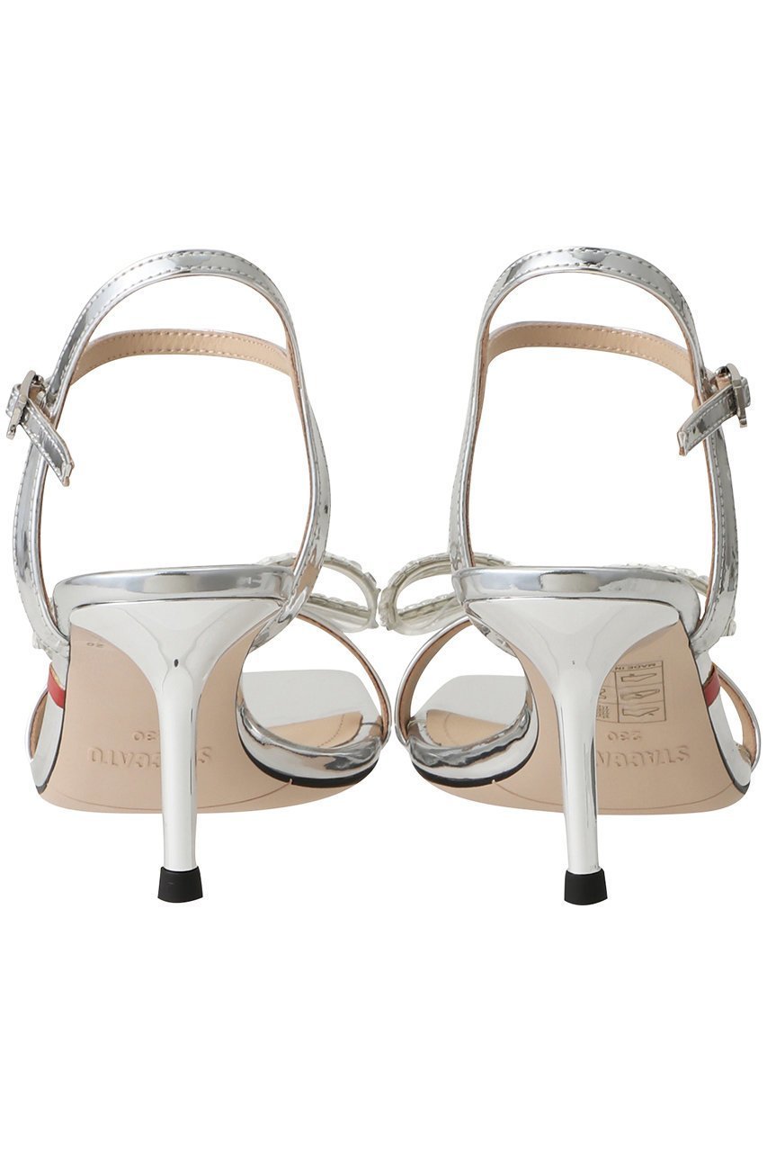 【スタッカート/STACCATO】のスィンリボンピンヒールサンダル 人気、トレンドファッション・服の通販 founy(ファニー) 　ファッション　Fashion　レディースファッション　WOMEN　サンダル　Sandals　シャイニー　Shiny　スクエア　Square　ストーン　Stone　トレンド　Trend　フォルム　Form　リボン　Ribbon　エレガント 上品　Elegant　今季　This Season　NEW・新作・新着・新入荷　New Arrivals　other-3|ID: prp329100004526648 ipo3291000000032012698