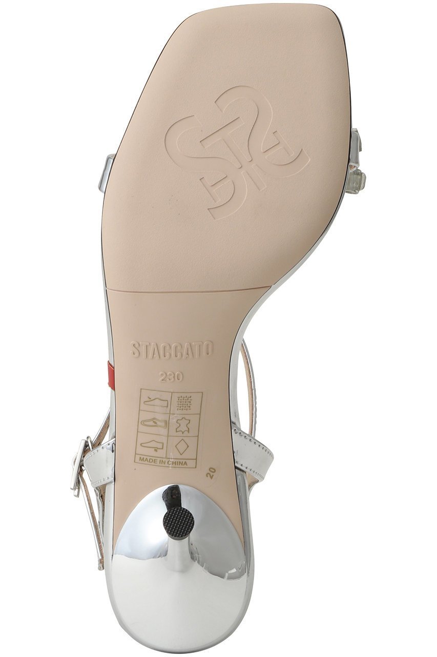 【スタッカート/STACCATO】のスィンリボンピンヒールサンダル 人気、トレンドファッション・服の通販 founy(ファニー) 　ファッション　Fashion　レディースファッション　WOMEN　サンダル　Sandals　シャイニー　Shiny　スクエア　Square　ストーン　Stone　トレンド　Trend　フォルム　Form　リボン　Ribbon　エレガント 上品　Elegant　今季　This Season　NEW・新作・新着・新入荷　New Arrivals　other-6|ID: prp329100004526648 ipo3291000000032012701