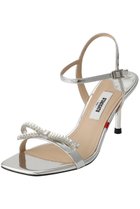 【スタッカート/STACCATO】のスィンリボンピンヒールサンダル シルバー|ID:prp329100004526648