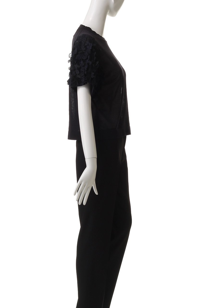 【エリオポール/heliopole】の【boussole】FLOWER SLEEVE ニット 人気、トレンドファッション・服の通販 founy(ファニー) 　ファッション　Fashion　レディースファッション　WOMEN　トップス・カットソー　Tops/Tshirt　ニット　Knit Tops　プルオーバー　Pullover　ショート　Short　デニム　Denim　バランス　Balance　フラワー　Flower　レース　Race　夏　Summer　NEW・新作・新着・新入荷　New Arrivals　春　Spring　S/S・春夏　Ss・Spring/Summer　other-3|ID: prp329100004526653 ipo3291000000032012735