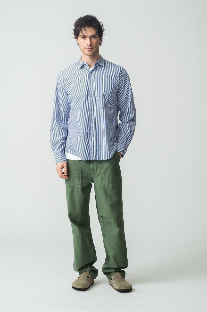 【フランク&アイリーン/Frank&Eileen / MEN】の【MEN】FINBAR イタリアンコットン ブルーストライプシャツ 人気、トレンドファッション・服の通販 founy(ファニー) 　ファッション　Fashion　メンズファッション　Fashion for Men　オケージョン　Occasion Wear　スリーブ　Sleeve, Long Sleeve / Short Sleeve　ロング　Long, Long-Length　エレガント 上品　Elegant　羽織　Haori, Light Jacket　ビジネス 仕事 通勤　Business / Work / Commuting　other-8|ID: prp329100004526655 ipo3291000000035765135