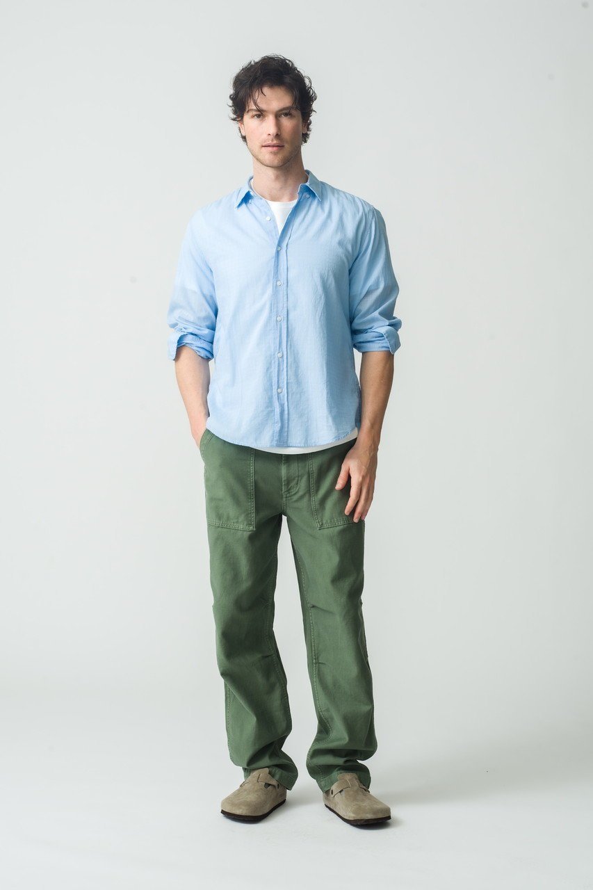 【フランク&アイリーン/Frank&Eileen / MEN】の【MEN】LUKE イタリアンフェイマスデニム カラーシャツ 人気、トレンドファッション・服の通販 founy(ファニー) 　ファッション　Fashion　メンズファッション　MEN　シンプル　Simple　スリーブ　Sleeve　ボトム　Bottom　ロング　Long　NEW・新作・新着・新入荷　New Arrivals　無地　Plain Color　other-7|ID: prp329100004526656 ipo3291000000032012760