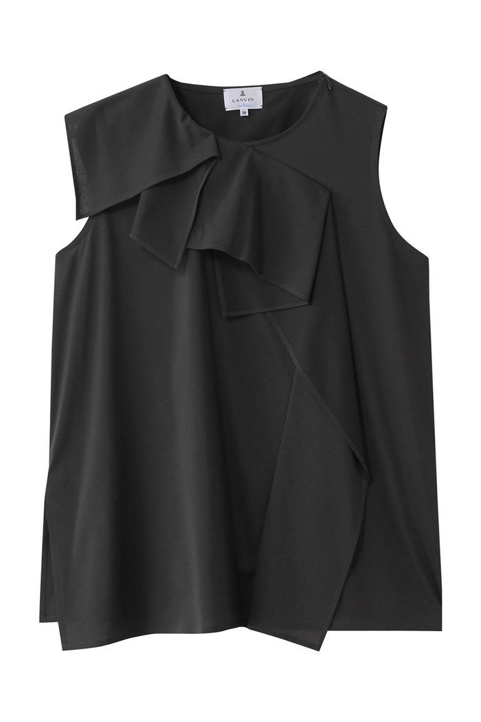 【ランバン オン ブルー/LANVIN en Bleu】のドレープノースリーブカットソー インテリア・キッズ・メンズ・レディースファッション・服の通販 founy(ファニー) https://founy.com/ ファッション Fashion レディースファッション WOMEN トップス・カットソー Tops/Tshirt キャミソール / ノースリーブ No Sleeves シャツ/ブラウス Shirts/Blouses ロング / Tシャツ T-Shirts カットソー Cut and Sewn アシンメトリー Asymmetry オケージョン Occasion カットソー Cut And Sew キャミソール Camisole ジャケット Jacket タンク Tank ドレープ Drape パーティ Party 夏 Summer NEW・新作・新着・新入荷 New Arrivals |ID: prp329100004526657 ipo3291000000032012765