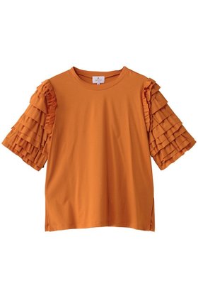【ランバン オン ブルー/LANVIN en Bleu】 フリルスリーブカットソー人気、トレンドファッション・服の通販 founy(ファニー) ファッション Fashion レディースファッション WOMEN トップス・カットソー Tops/Tshirt シャツ/ブラウス Shirts/Blouses ロング / Tシャツ T-Shirts カットソー Cut and Sewn なめらか Smooth カットソー Cut And Sew サマー Summer ショート Short スリーブ Sleeve パーティ Party フリル Frills エレガント 上品 Elegant 夏 Summer NEW・新作・新着・新入荷 New Arrivals |ID:prp329100004526658