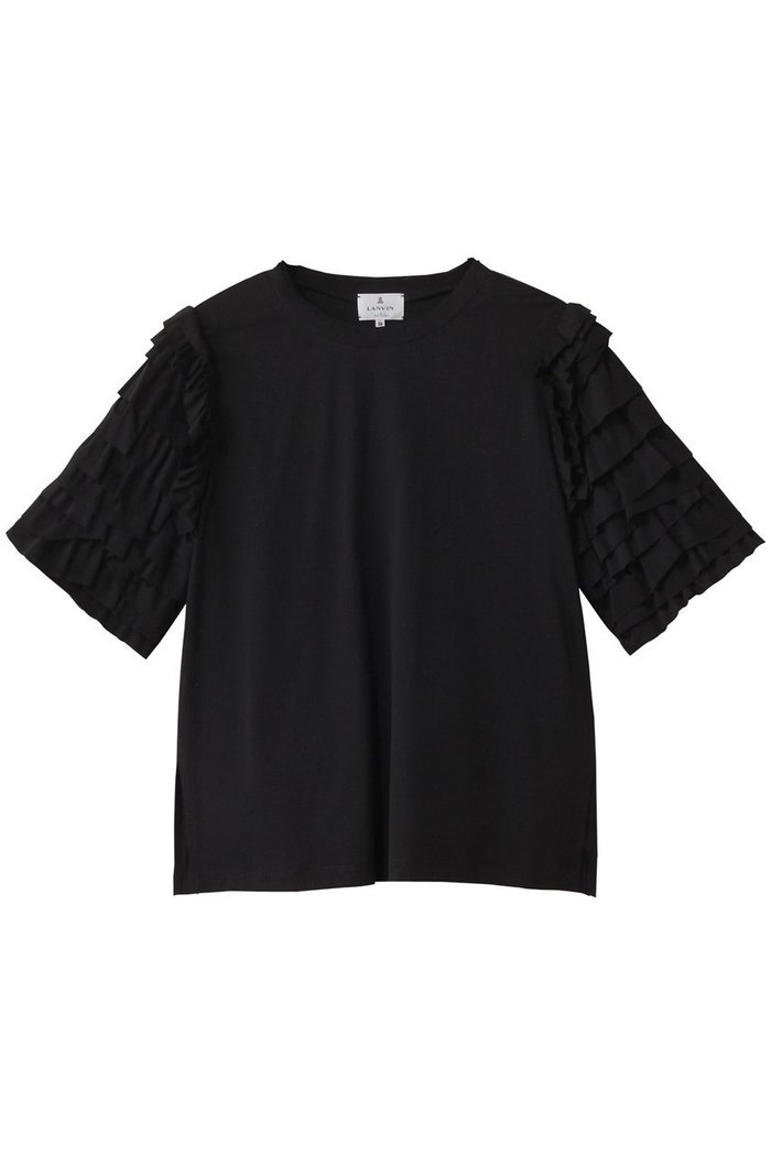 【ランバン オン ブルー/LANVIN en Bleu】のフリルスリーブカットソー インテリア・キッズ・メンズ・レディースファッション・服の通販 founy(ファニー) https://founy.com/ ファッション Fashion レディースファッション WOMEN トップス・カットソー Tops/Tshirt シャツ/ブラウス Shirts/Blouses ロング / Tシャツ T-Shirts カットソー Cut and Sewn なめらか Smooth カットソー Cut And Sew サマー Summer ショート Short スリーブ Sleeve パーティ Party フリル Frills エレガント 上品 Elegant 夏 Summer NEW・新作・新着・新入荷 New Arrivals |ID: prp329100004526658 ipo3291000000032012773