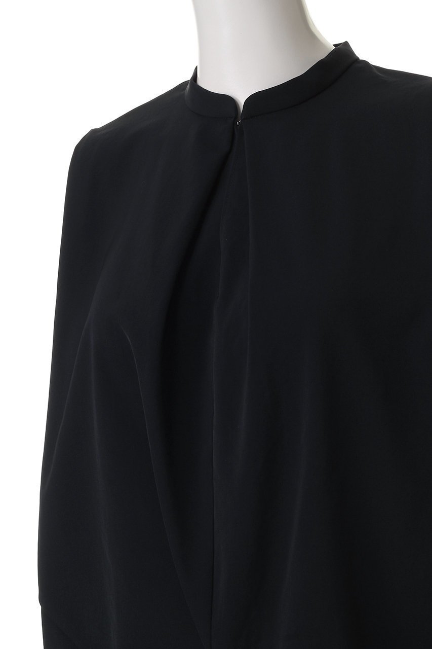 【ランバン オン ブルー/LANVIN en Bleu】のアシンメコクーンヘムスキッパーブラウス 人気、トレンドファッション・服の通販 founy(ファニー) 　ファッション　Fashion　レディースファッション　WOMEN　トップス・カットソー　Tops/Tshirt　キャミソール / ノースリーブ　No Sleeves　シャツ/ブラウス　Shirts/Blouses　アシンメトリー　Asymmetry　シンプル　Simple　スキッパー　Skipper　ノースリーブ　No Sleeve　NEW・新作・新着・新入荷　New Arrivals　other-5|ID: prp329100004526659 ipo3291000000032012784