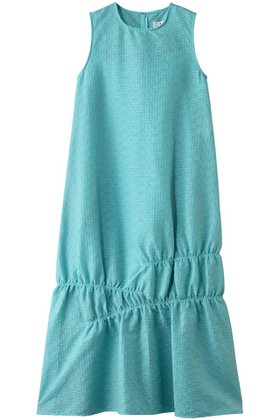 【ランバン オン ブルー/LANVIN en Bleu】 シアージャガードギャザーヘムワンピース人気、トレンドファッション・服の通販 founy(ファニー) ファッション Fashion レディースファッション WOMEN ワンピース Dress チュニック Tunic アシンメトリー Asymmetry ギャザー Gather シアー Sheer ジャカード Jacquard チュニック Tunic ロング Long 夏 Summer NEW・新作・新着・新入荷 New Arrivals |ID:prp329100004526662