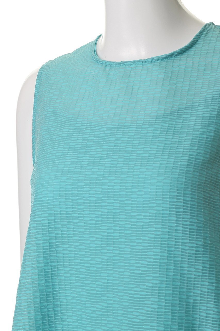 【ランバン オン ブルー/LANVIN en Bleu】のシアージャガードギャザーヘムワンピース 人気、トレンドファッション・服の通販 founy(ファニー) 　ファッション　Fashion　レディースファッション　WOMEN　ワンピース　Dress　チュニック　Tunic　アシンメトリー　Asymmetry　ギャザー　Gather　シアー　Sheer　ジャカード　Jacquard　チュニック　Tunic　ロング　Long　夏　Summer　NEW・新作・新着・新入荷　New Arrivals　other-5|ID: prp329100004526662 ipo3291000000032012807