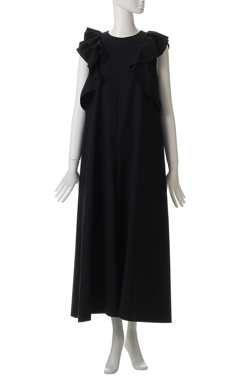 【ランバン オン ブルー/LANVIN en Bleu】のサマーウールフリルコンビネゾン 人気、トレンドファッション・服の通販 founy(ファニー) 　ファッション　Fashion　レディースファッション　WOMEN　パンツ　Pants　コンビネゾン　Combinaison　サマー　Summer　フリル　Frills　エレガント 上品　Elegant　夏　Summer　NEW・新作・新着・新入荷　New Arrivals　other-2|ID: prp329100004526663 ipo3291000000032012811