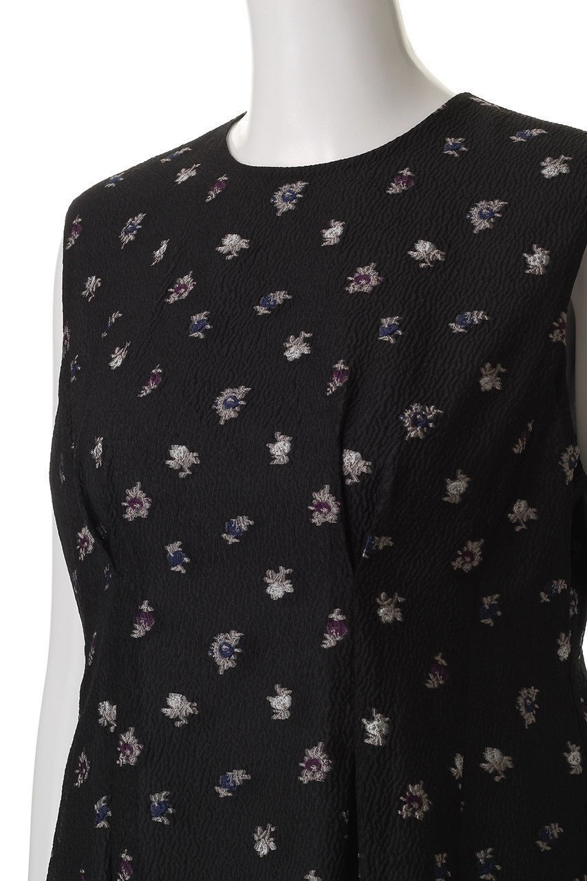 【ランバン オン ブルー/LANVIN en Bleu】のfleuretteシャガードワンピース 人気、トレンドファッション・服の通販 founy(ファニー) 　ファッション　Fashion　レディースファッション　Fashion for Women　ワンピース　Dresses　チュニック　Tunic Tops & Dresses　ジャカード／ジャガード　Jacquard, Woven Pattern　チュニック　Tunic, Long Top　フェミニン　Feminine, Girly　ロング　Long, Long-Length　other-5|ID: prp329100004526664 ipo3291000000032731737