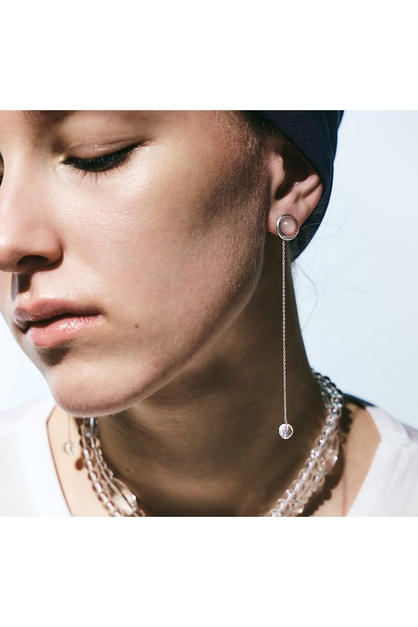 【イリスフォーセブン/IRIS 47】のkryos chain ピアス 人気、トレンドファッション・服の通販 founy(ファニー) 　ファッション　Fashion　レディースファッション　Fashion for Women　ジュエリー　Jewelry　ファッションリング　Fashion Rings　イヤリング・フープ・ドロップタイプ　Hoop, Drop & Clip Earrings　イヤリング　Earrings　チェーン　Chain, Chain Strap　モノトーン　Monotone, Black and White　ロング　Long, Long-Length　other-2|ID: prp329100004526687 ipo3291000000035764089