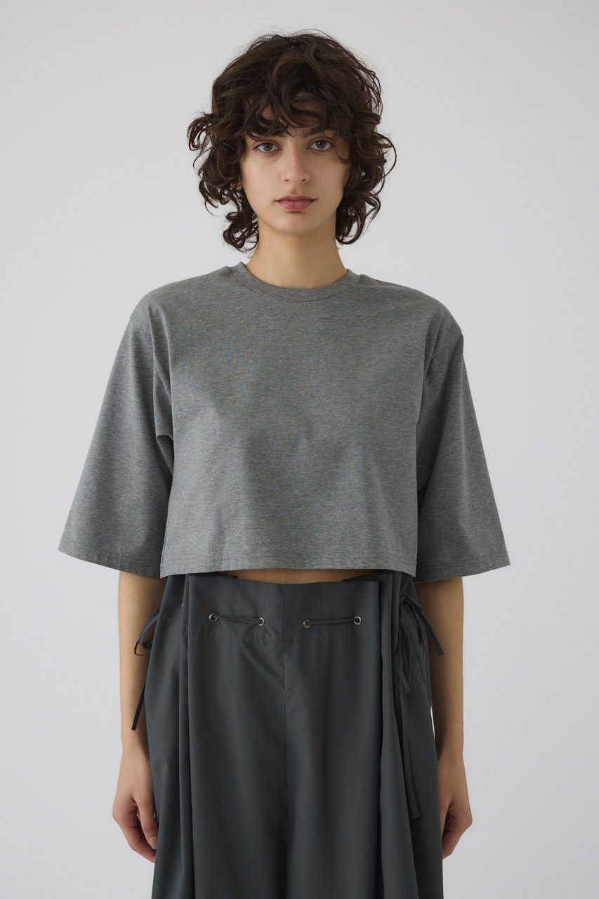 【リムアーク/RIM.ARK】の【5/14 10:00販売開始】New basic short tee/Tシャツ インテリア・キッズ・メンズ・レディースファッション・服の通販 founy(ファニー) 　ファッション　Fashion　レディースファッション　WOMEN　トップス・カットソー　Tops/Tshirt　シャツ/ブラウス　Shirts/Blouses　ロング / Tシャツ　T-Shirts　カットソー　Cut and Sewn　おすすめ　Recommend　カリフォルニア　California　ショート　Short　スリーブ　Sleeve　ダメージ　Damage　リラックス　Relax　NEW・新作・新着・新入荷　New Arrivals　グレー|ID: prp329100004526708 ipo3291000000032013093