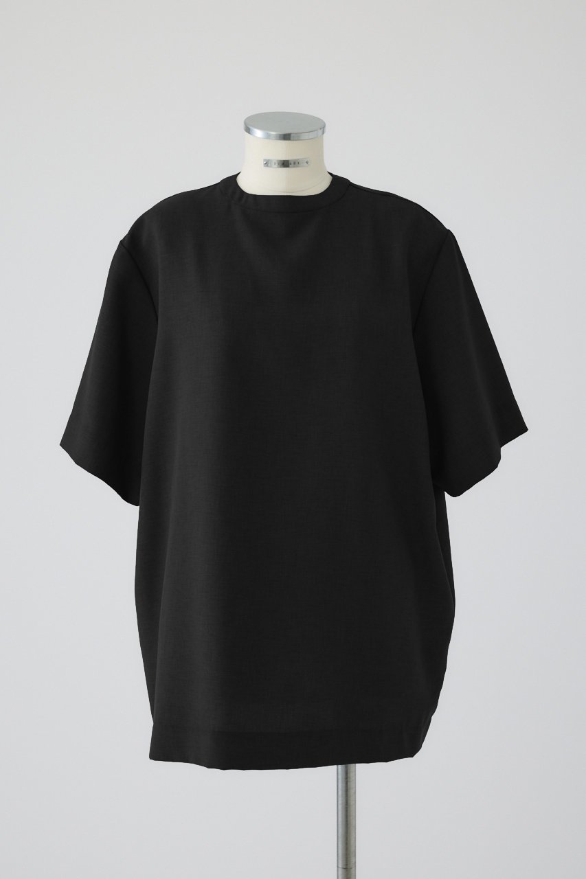 【リムアーク/RIM.ARK】の【5/14 10:00販売開始】Oversize woven T/SH/Tシャツ インテリア・キッズ・メンズ・レディースファッション・服の通販 founy(ファニー) 　ファッション　Fashion　レディースファッション　WOMEN　トップス・カットソー　Tops/Tshirt　シャツ/ブラウス　Shirts/Blouses　ロング / Tシャツ　T-Shirts　カットソー　Cut and Sewn　ショート　Short　スリーブ　Sleeve　ツイル　Twill　NEW・新作・新着・新入荷　New Arrivals　ブラック|ID: prp329100004526709 ipo3291000000032013103