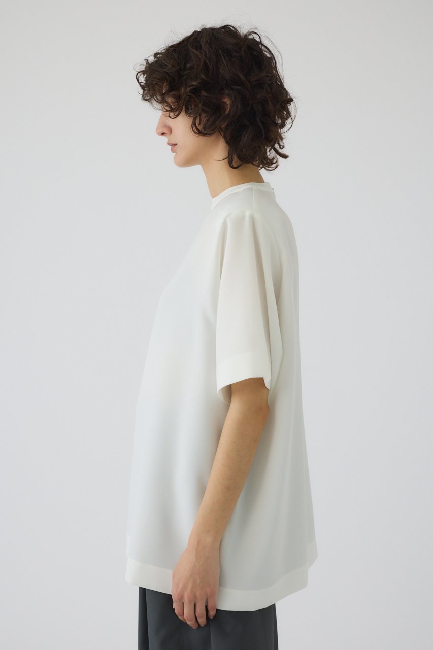 【リムアーク/RIM.ARK】の【5/14 10:00販売開始】Oversize woven T/SH/Tシャツ 人気、トレンドファッション・服の通販 founy(ファニー) 　ファッション　Fashion　レディースファッション　WOMEN　トップス・カットソー　Tops/Tshirt　シャツ/ブラウス　Shirts/Blouses　ロング / Tシャツ　T-Shirts　カットソー　Cut and Sewn　ショート　Short　スリーブ　Sleeve　ツイル　Twill　NEW・新作・新着・新入荷　New Arrivals　other-3|ID: prp329100004526709 ipo3291000000032013107