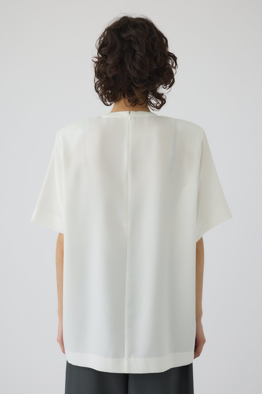 【リムアーク/RIM.ARK】の【5/14 10:00販売開始】Oversize woven T/SH/Tシャツ 人気、トレンドファッション・服の通販 founy(ファニー) 　ファッション　Fashion　レディースファッション　WOMEN　トップス・カットソー　Tops/Tshirt　シャツ/ブラウス　Shirts/Blouses　ロング / Tシャツ　T-Shirts　カットソー　Cut and Sewn　ショート　Short　スリーブ　Sleeve　ツイル　Twill　NEW・新作・新着・新入荷　New Arrivals　other-4|ID: prp329100004526709 ipo3291000000032013108
