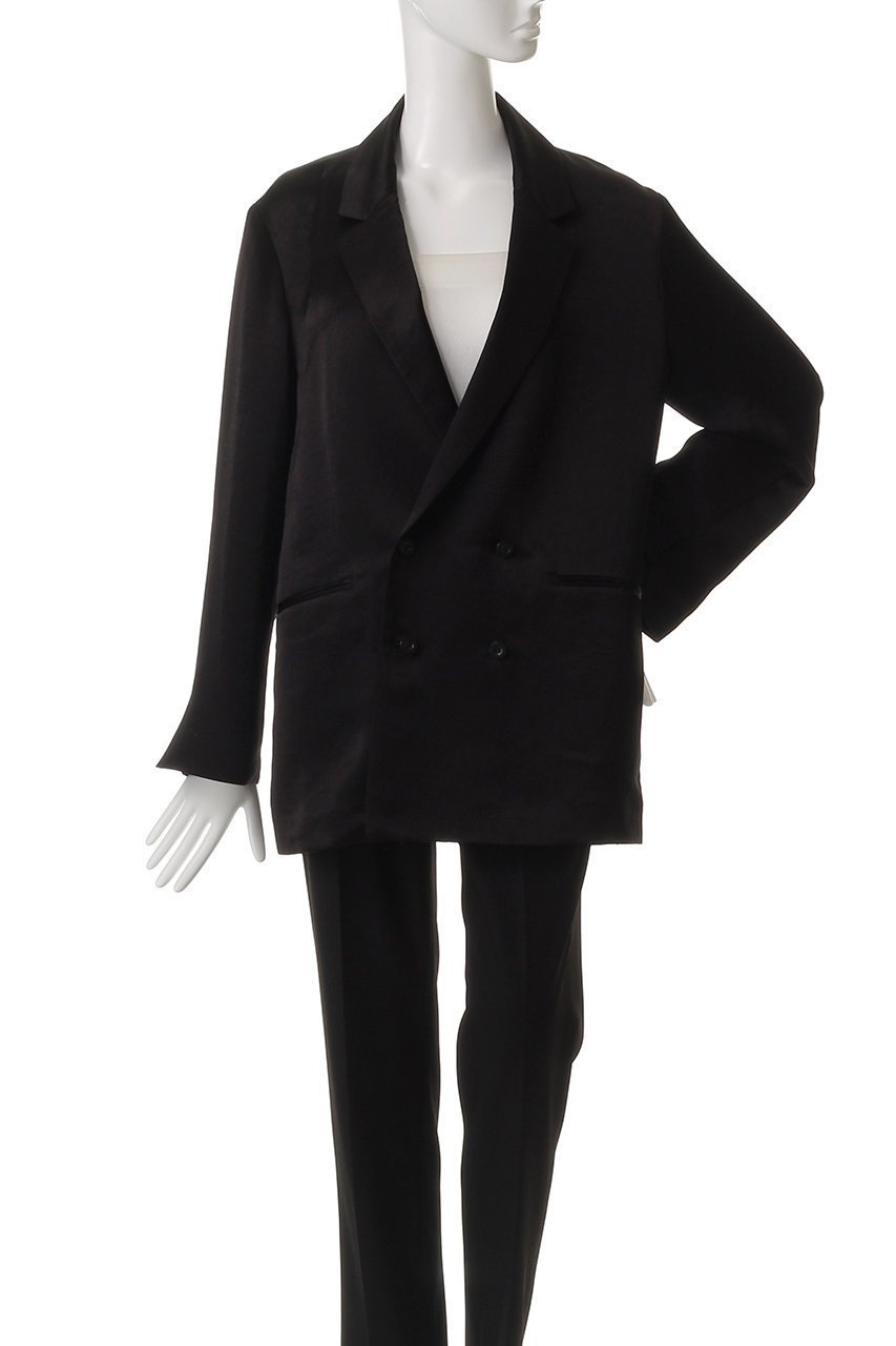 【ハウス オブ ロータス/HOUSE OF LOTUS】のトリアセテートサテンダブルブレストテーラードジャケット 人気、トレンドファッション・服の通販 founy(ファニー) 　ファッション　Fashion　レディースファッション　WOMEN　アウター　Coat Outerwear　ジャケット　Jackets　テーラードジャケット　Tailored Jackets　カーディガン　Cardigan　サテン　Satin　ジャケット　Jacket　NEW・新作・新着・新入荷　New Arrivals　other-2|ID: prp329100004526714 ipo3291000000032013136