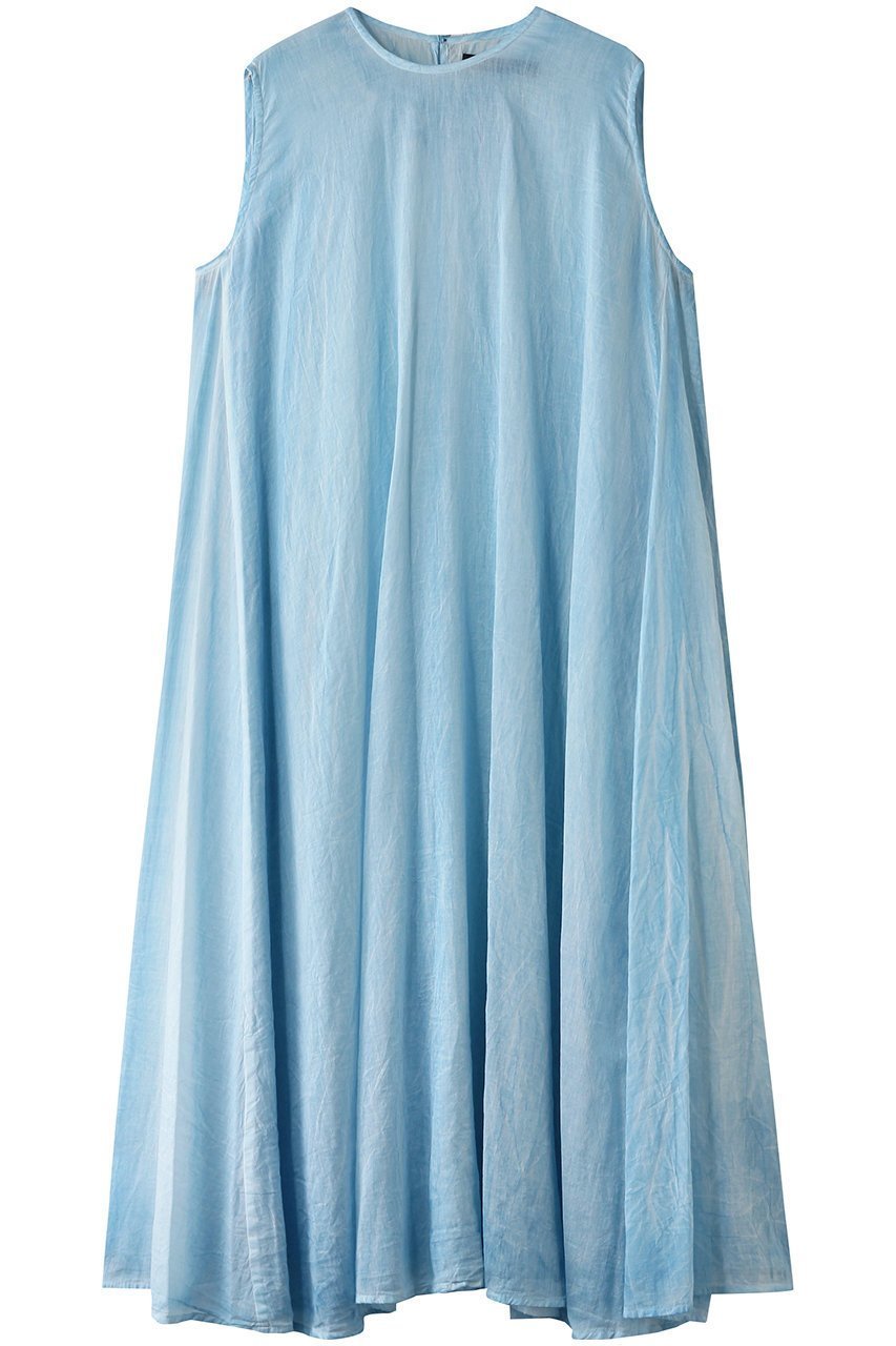 【ミズイロ インド/mizuiro ind】のpigment dyed long flare OP ワンピース インテリア・キッズ・メンズ・レディースファッション・服の通販 founy(ファニー) 　ファッション　Fashion　レディースファッション　WOMEN　ワンピース　Dress　チュニック　Tunic　イレギュラー　Irregular　エアリー　Airy　チュニック　Tunic　デニム　Denim　フェミニン　Feminine　フレア　Flare　ロング　Long　夏　Summer　NEW・新作・新着・新入荷　New Arrivals　l.blue|ID: prp329100004526716 ipo3291000000032013151