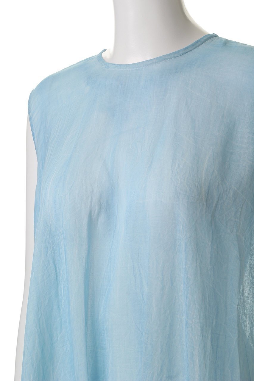 【ミズイロ インド/mizuiro ind】のpigment dyed long flare OP ワンピース 人気、トレンドファッション・服の通販 founy(ファニー) 　ファッション　Fashion　レディースファッション　Fashion for Women　ワンピース　Dresses　チュニック　Tunic Tops & Dresses　イレギュラー　Irregular Design　エアリー　Airy Texture　チュニック　Tunic, Long Top　デニム　Denim, Jeans Material　フェミニン　Feminine, Girly　フレア　Flare, Flared　ロング　Long, Long-Length　夏　Summer　other-5|ID: prp329100004526716 ipo3291000000032807183