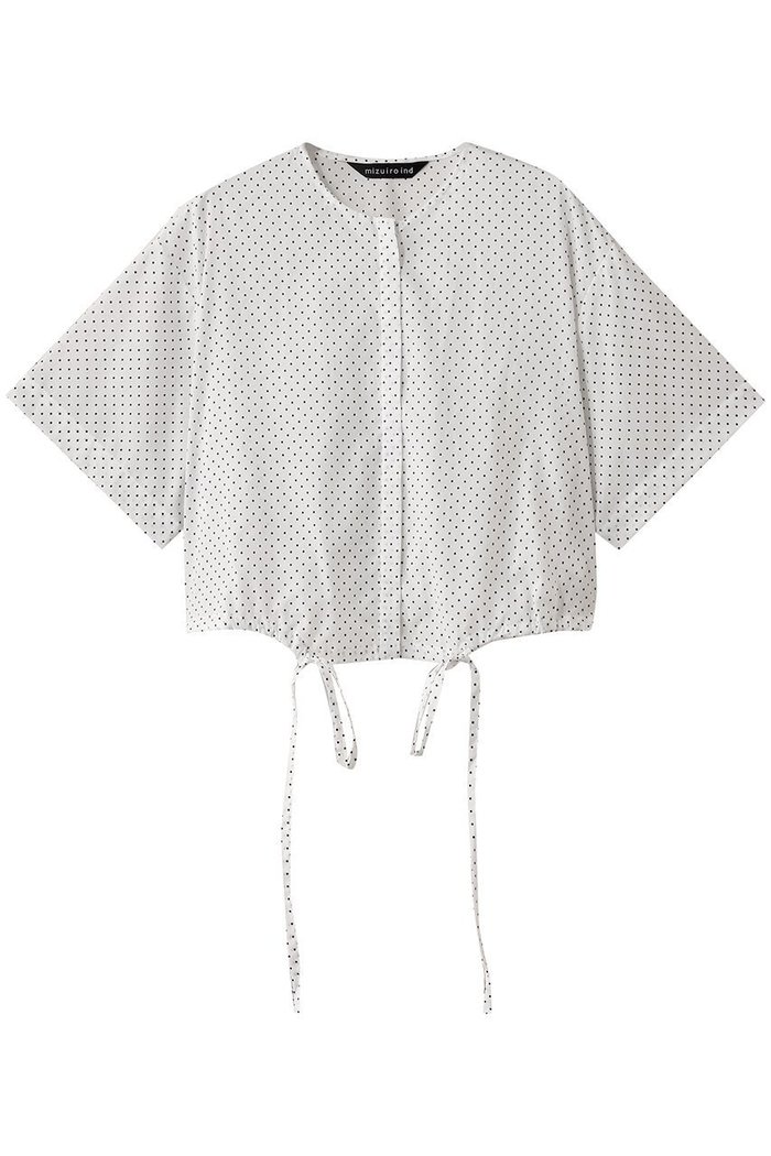 【ミズイロ インド/mizuiro ind】のdots drawstring shirt シャツ インテリア・キッズ・メンズ・レディースファッション・服の通販 founy(ファニー) https://founy.com/ ファッション Fashion レディースファッション WOMEN トップス・カットソー Tops/Tshirt シャツ/ブラウス Shirts/Blouses クロップド Cropped ショート Short スリーブ Sleeve トレンド Trend ドット Dot バルーン Balloon NEW・新作・新着・新入荷 New Arrivals |ID: prp329100004526717 ipo3291000000032013156