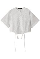 【ミズイロ インド/mizuiro ind】のdots drawstring shirt シャツ 人気、トレンドファッション・服の通販 founy(ファニー) ファッション Fashion レディースファッション WOMEN トップス・カットソー Tops/Tshirt シャツ/ブラウス Shirts/Blouses クロップド Cropped ショート Short スリーブ Sleeve トレンド Trend ドット Dot バルーン Balloon NEW・新作・新着・新入荷 New Arrivals |ID:prp329100004526717