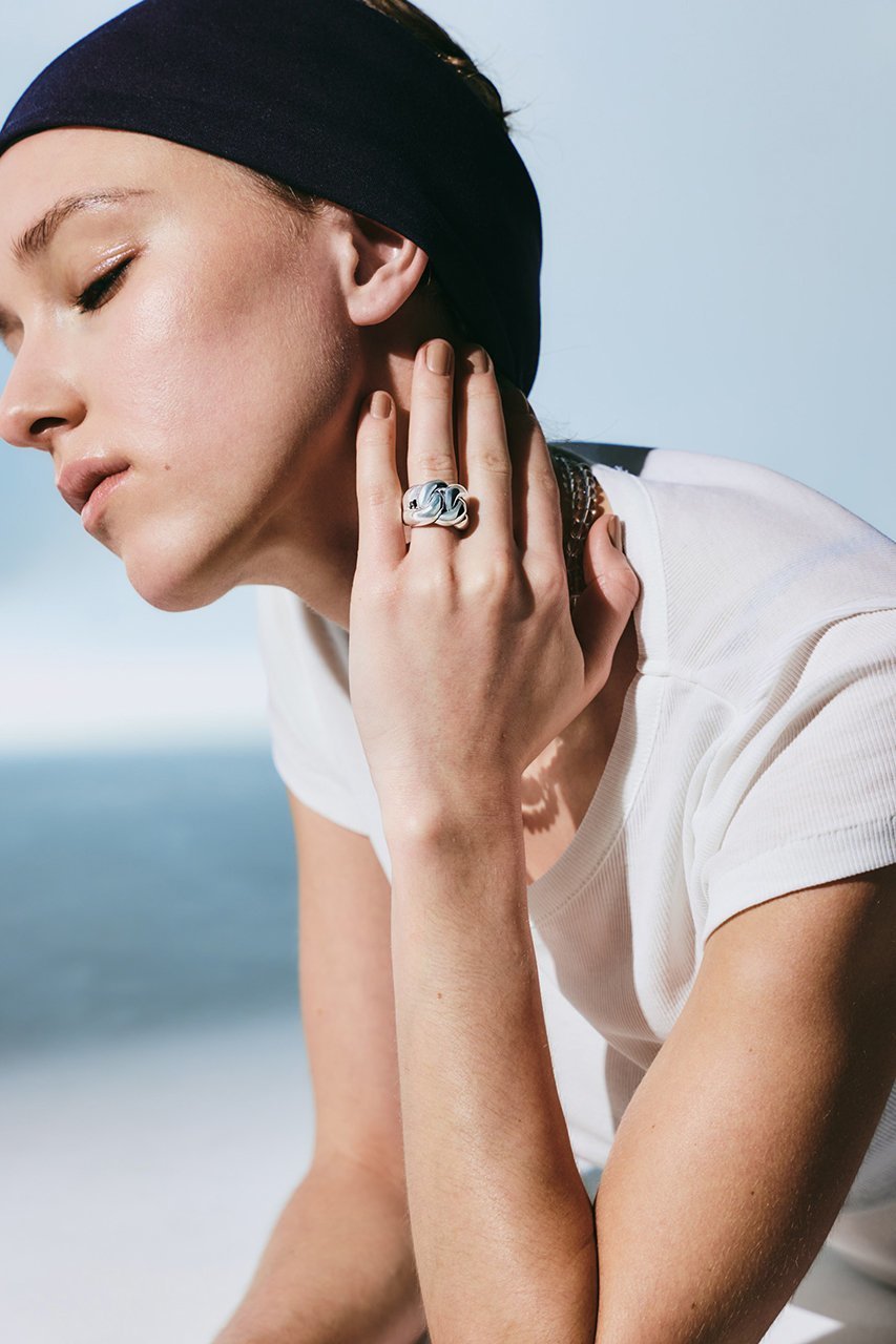 【イリスフォーセブン/IRIS 47】のblow 3chain リング 人気、トレンドファッション・服の通販 founy(ファニー) 　ファッション　Fashion　レディースファッション　Fashion for Women　ジュエリー　Jewelry　チェーン　Chain, Chain Strap　フォルム　Silhouette, Form　プレーン　Plain, Simple　モダン　Modern, Contemporary　軽量　Lightweight, Ultra Light　other-5|ID: prp329100004526720 ipo3291000000035550464