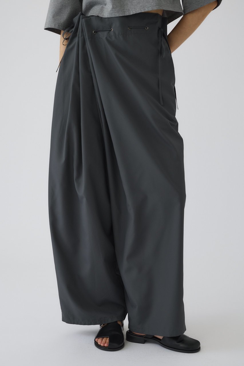 【リムアーク/RIM.ARK】の【5/14 10:00販売開始】Drawstring relax PT/パンツ インテリア・キッズ・メンズ・レディースファッション・服の通販 founy(ファニー) 　ファッション　Fashion　レディースファッション　WOMEN　パンツ　Pants　タフタ　Taffeta　リラックス　Relax　夏　Summer　NEW・新作・新着・新入荷　New Arrivals　グレー|ID: prp329100004526730 ipo3291000000032013259