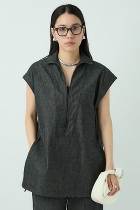 【カオス/Chaos】の【WHY NOT NOW】バナックシャツ 人気、トレンドファッション・服の通販 founy(ファニー) ファッション Fashion レディースファッション WOMEN トップス・カットソー Tops/Tshirt シャツ/ブラウス Shirts/Blouses インディゴ Indigo インナー Inner ショート Short ストレート Straight スリーブ Sleeve セットアップ Set Up デニム Denim ノースリーブ No Sleeve バランス Balance ワーク Work おすすめ Recommend NEW・新作・新着・新入荷 New Arrivals |ID:prp329100004526738