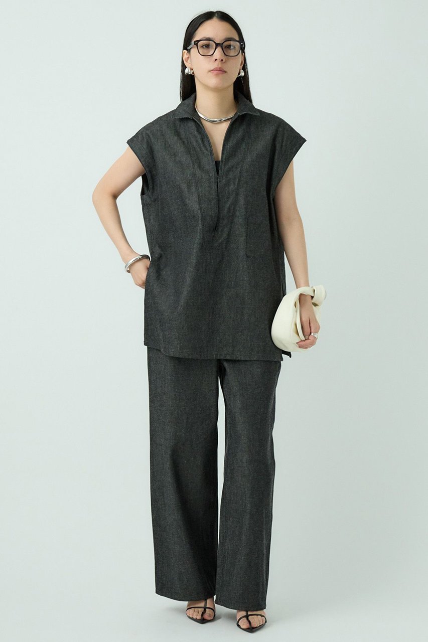 【カオス/Chaos】の【WHY NOT NOW】バナックシャツ 人気、トレンドファッション・服の通販 founy(ファニー) 　ファッション　Fashion　レディースファッション　WOMEN　トップス・カットソー　Tops/Tshirt　シャツ/ブラウス　Shirts/Blouses　インディゴ　Indigo　インナー　Inner　ショート　Short　ストレート　Straight　スリーブ　Sleeve　セットアップ　Set Up　デニム　Denim　ノースリーブ　No Sleeve　バランス　Balance　ワーク　Work　おすすめ　Recommend　NEW・新作・新着・新入荷　New Arrivals　other-2|ID: prp329100004526738 ipo3291000000032013563