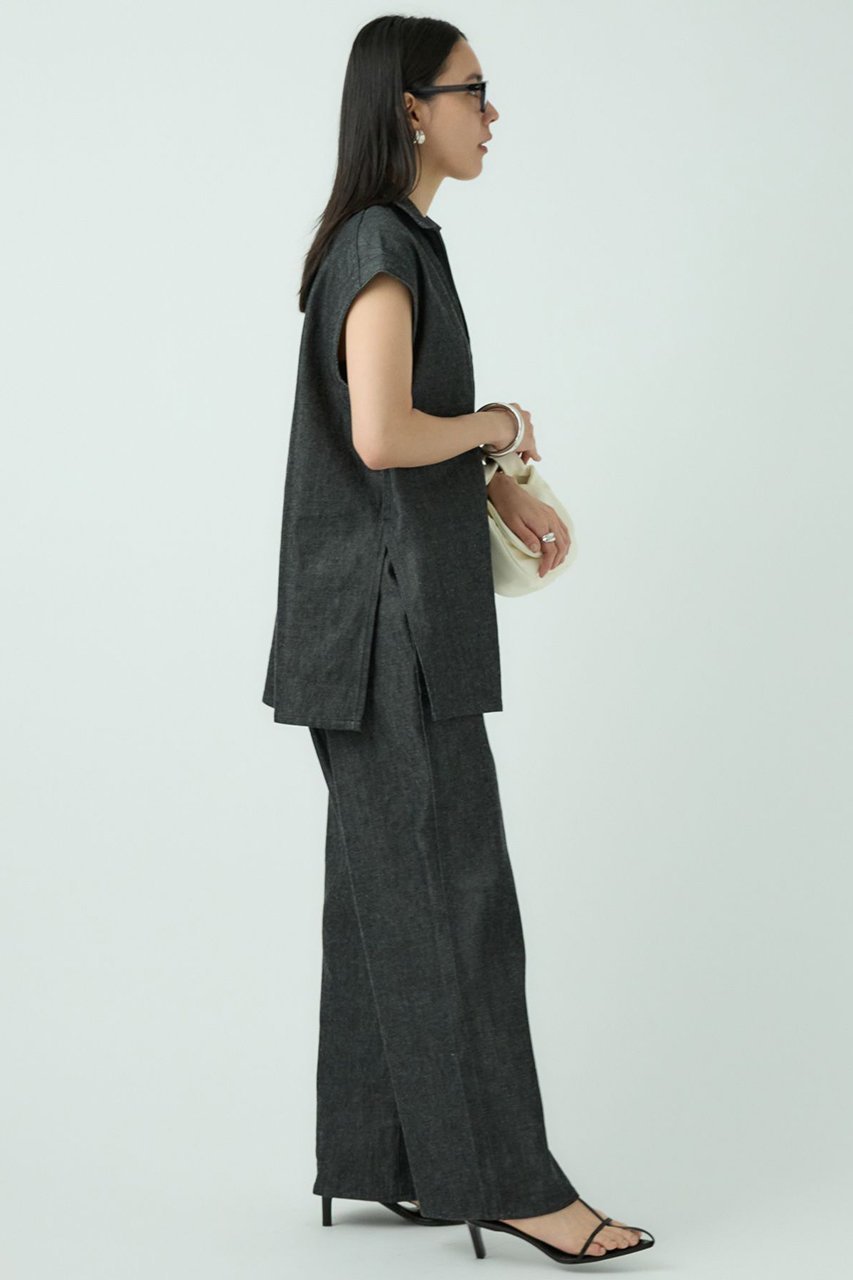 【カオス/Chaos】の【WHY NOT NOW】バナックシャツ 人気、トレンドファッション・服の通販 founy(ファニー) 　ファッション　Fashion　レディースファッション　WOMEN　トップス・カットソー　Tops/Tshirt　シャツ/ブラウス　Shirts/Blouses　インディゴ　Indigo　インナー　Inner　ショート　Short　ストレート　Straight　スリーブ　Sleeve　セットアップ　Set Up　デニム　Denim　ノースリーブ　No Sleeve　バランス　Balance　ワーク　Work　おすすめ　Recommend　NEW・新作・新着・新入荷　New Arrivals　other-3|ID: prp329100004526738 ipo3291000000032013564