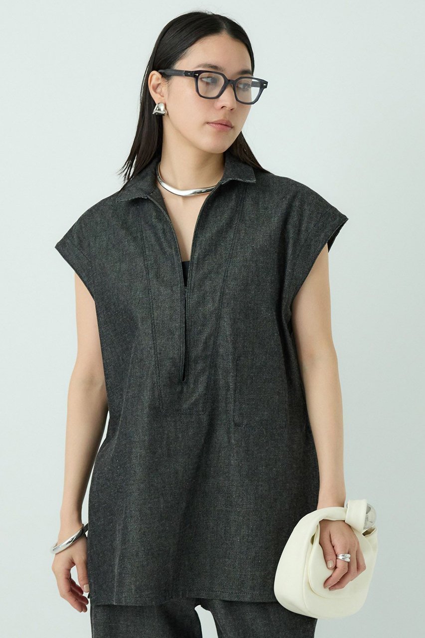 【カオス/Chaos】の【WHY NOT NOW】バナックシャツ 人気、トレンドファッション・服の通販 founy(ファニー) 　ファッション　Fashion　レディースファッション　WOMEN　トップス・カットソー　Tops/Tshirt　シャツ/ブラウス　Shirts/Blouses　インディゴ　Indigo　インナー　Inner　ショート　Short　ストレート　Straight　スリーブ　Sleeve　セットアップ　Set Up　デニム　Denim　ノースリーブ　No Sleeve　バランス　Balance　ワーク　Work　おすすめ　Recommend　NEW・新作・新着・新入荷　New Arrivals　other-5|ID: prp329100004526738 ipo3291000000032013566