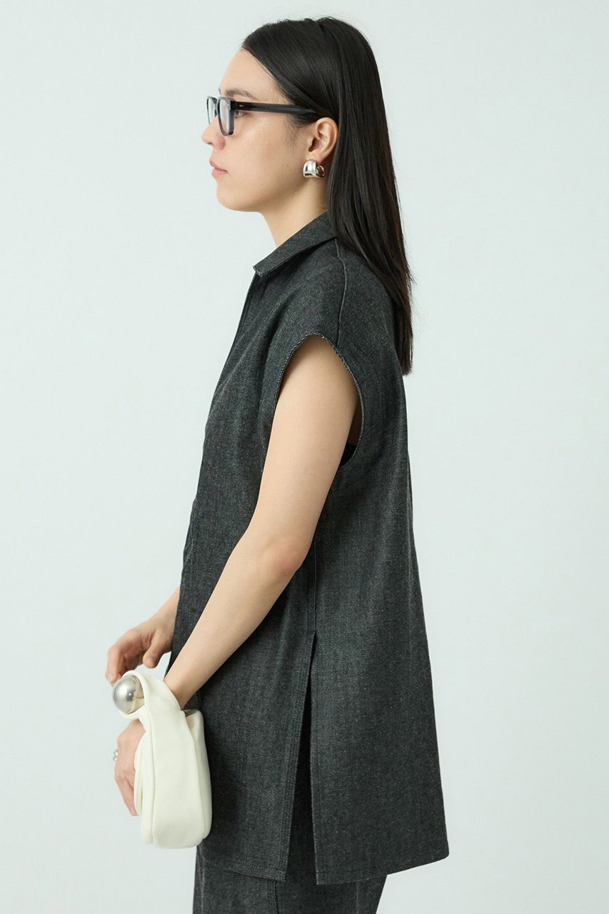 【カオス/Chaos】の【WHY NOT NOW】バナックシャツ 人気、トレンドファッション・服の通販 founy(ファニー) 　ファッション　Fashion　レディースファッション　WOMEN　トップス・カットソー　Tops/Tshirt　シャツ/ブラウス　Shirts/Blouses　インディゴ　Indigo　インナー　Inner　ショート　Short　ストレート　Straight　スリーブ　Sleeve　セットアップ　Set Up　デニム　Denim　ノースリーブ　No Sleeve　バランス　Balance　ワーク　Work　おすすめ　Recommend　NEW・新作・新着・新入荷　New Arrivals　other-6|ID: prp329100004526738 ipo3291000000032013567
