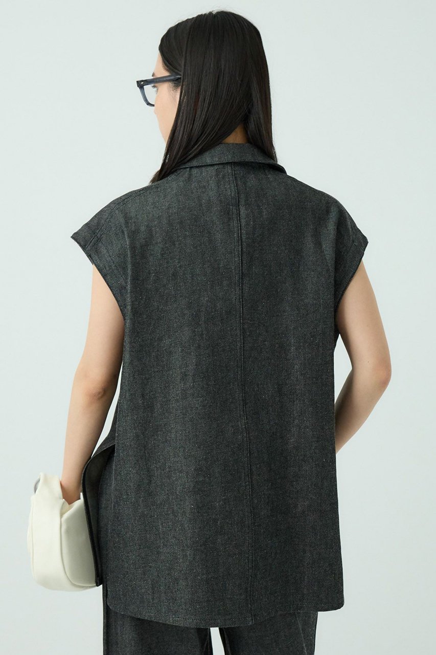 【カオス/Chaos】の【WHY NOT NOW】バナックシャツ 人気、トレンドファッション・服の通販 founy(ファニー) 　ファッション　Fashion　レディースファッション　WOMEN　トップス・カットソー　Tops/Tshirt　シャツ/ブラウス　Shirts/Blouses　インディゴ　Indigo　インナー　Inner　ショート　Short　ストレート　Straight　スリーブ　Sleeve　セットアップ　Set Up　デニム　Denim　ノースリーブ　No Sleeve　バランス　Balance　ワーク　Work　おすすめ　Recommend　NEW・新作・新着・新入荷　New Arrivals　other-7|ID: prp329100004526738 ipo3291000000032013568