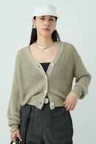 【カオス/Chaos】のリナリアリネンツイカーディガン ライトグレー|ID:prp329100004526740