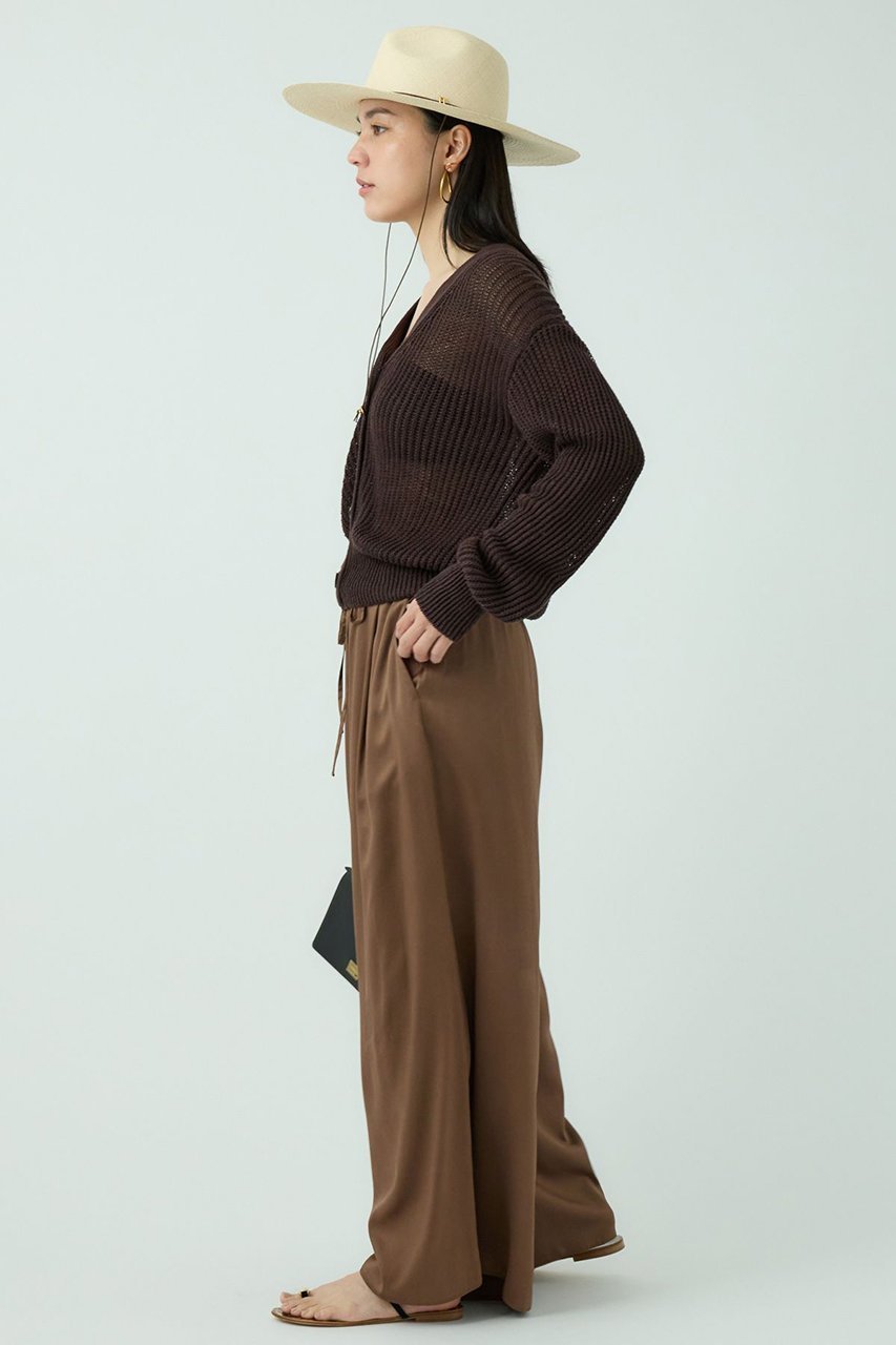 【カオス/Chaos】のリナリアリネンツイカーディガン 人気、トレンドファッション・服の通販 founy(ファニー) 　ファッション　Fashion　レディースファッション　Fashion for Women　トップス・カットソー　Cut & Sew Tops　ニット　Knit Tops & Sweaters　カーディガン・羽織り　Layered Style Cardigans　おすすめ　Recommended / Our Picks　カーディガン　Cardigan, Knitwear　リネン　Linen, Linen Fabric　人気　Popular, Best Seller　再入荷　Restock / Back in Stock　夏　Summer　畦　Ribbed Knit　秋　Autumn　other-5|ID: prp329100004526740 ipo3291000000036209082