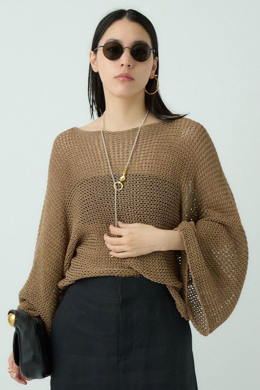 【カオス/Chaos】のボランリリーニットプルオーバー インテリア・キッズ・メンズ・レディースファッション・服の通販 founy(ファニー) 　ファッション　Fashion　レディースファッション　WOMEN　トップス・カットソー　Tops/Tshirt　ニット　Knit Tops　プルオーバー　Pullover　リラックス　Relax　エレガント 上品　Elegant　NEW・新作・新着・新入荷　New Arrivals　モカ|ID: prp329100004526741 ipo3291000000032013593