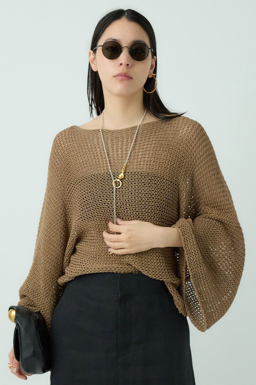 【カオス/Chaos】のボランリリーニットプルオーバー 人気、トレンドファッション・服の通販 founy(ファニー) 　ファッション　Fashion　レディースファッション　WOMEN　トップス・カットソー　Tops/Tshirt　ニット　Knit Tops　プルオーバー　Pullover　リラックス　Relax　エレガント 上品　Elegant　NEW・新作・新着・新入荷　New Arrivals　other-8|ID: prp329100004526741 ipo3291000000032013600
