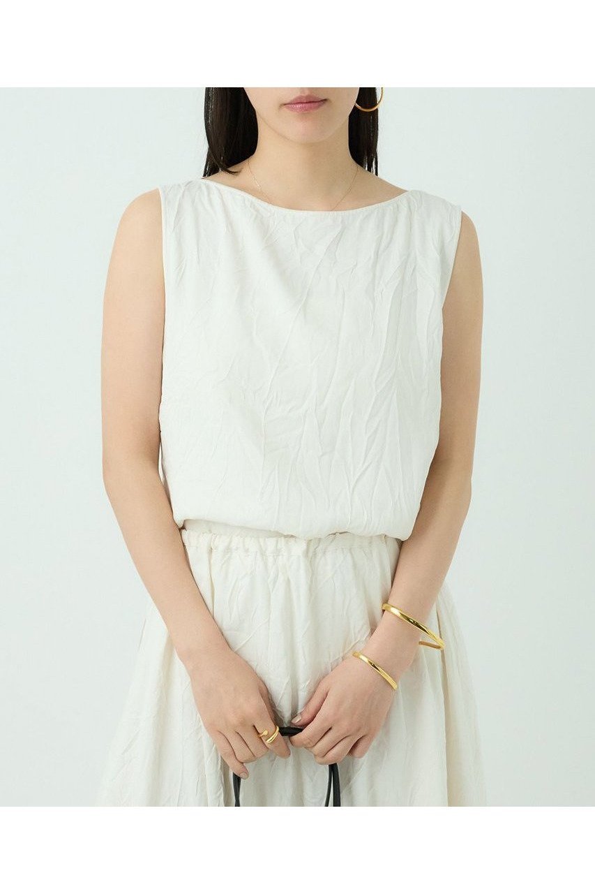 【カオス/Chaos】のクリンブラウス 人気、トレンドファッション・服の通販 founy(ファニー) 　ファッション　Fashion　レディースファッション　WOMEN　トップス・カットソー　Tops/Tshirt　キャミソール / ノースリーブ　No Sleeves　シャツ/ブラウス　Shirts/Blouses　シンプル　Simple　スリット　Slit　ドレープ　Drape　ノースリーブ　No Sleeve　ワッシャー　Washer　NEW・新作・新着・新入荷　New Arrivals　 other-1|ID: prp329100004526743 ipo3291000000032013611