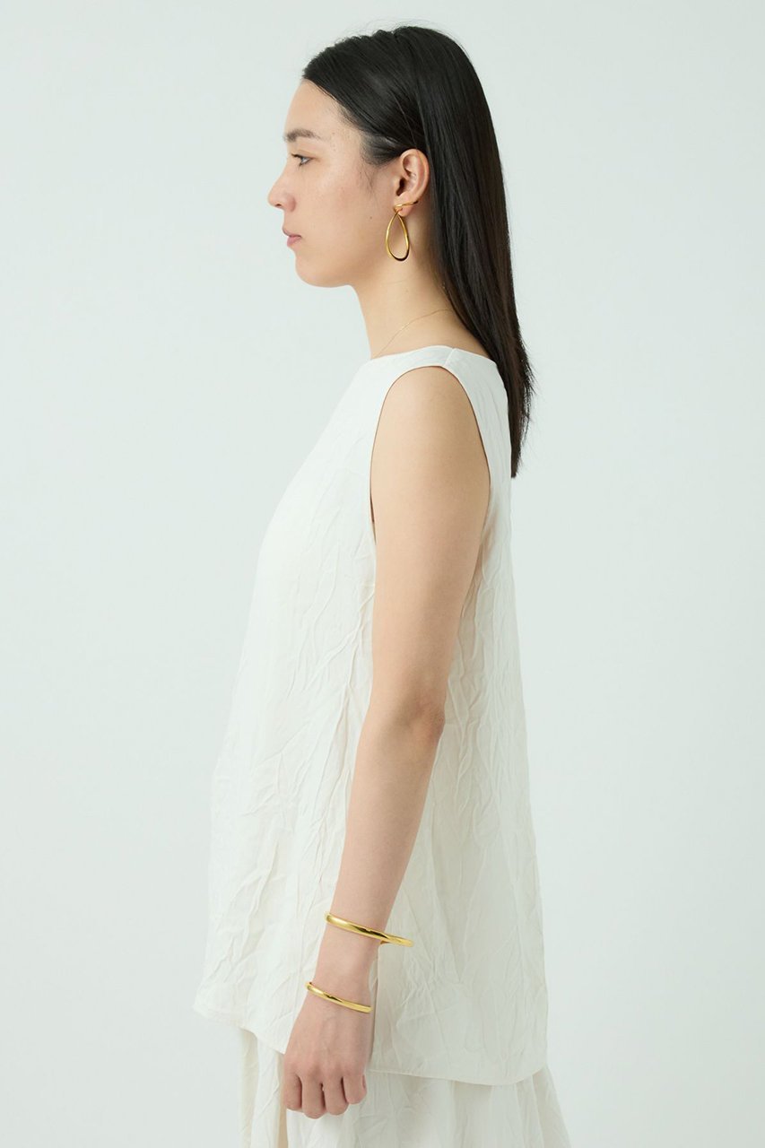 【カオス/Chaos】のクリンブラウス 人気、トレンドファッション・服の通販 founy(ファニー) 　ファッション　Fashion　レディースファッション　WOMEN　トップス・カットソー　Tops/Tshirt　キャミソール / ノースリーブ　No Sleeves　シャツ/ブラウス　Shirts/Blouses　シンプル　Simple　スリット　Slit　ドレープ　Drape　ノースリーブ　No Sleeve　ワッシャー　Washer　NEW・新作・新着・新入荷　New Arrivals　other-7|ID: prp329100004526743 ipo3291000000032013618