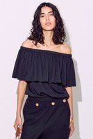 【ブリル/BRILL】の【raspail】オフショルダーTシャツ 人気、トレンドファッション・服の通販 founy(ファニー) ファッション Fashion レディースファッション WOMEN トップス・カットソー Tops/Tshirt シャツ/ブラウス Shirts/Blouses ロング / Tシャツ T-Shirts カットソー Cut and Sewn オフショルダー Off Shoulder カットソー Cut And Sew ギャザー Gather コレクション Collection ショート Short スリーブ Sleeve ドレープ Drape ベーシック Basic モダン Modern エレガント 上品 Elegant 今季 This Season NEW・新作・新着・新入荷 New Arrivals |ID:prp329100004526744