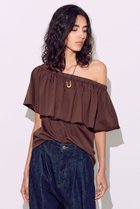 【ブリル/BRILL】の【raspail】オフショルダーTシャツ ブラウン|ID: prp329100004526744 ipo3291000000032013622