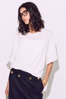 【ブリル/BRILL】の【raspail】ワイドスリーブTシャツ 人気、トレンドファッション・服の通販 founy(ファニー) ファッション Fashion レディースファッション WOMEN トップス・カットソー Tops/Tshirt シャツ/ブラウス Shirts/Blouses ロング / Tシャツ T-Shirts カットソー Cut and Sewn インド India コレクション Collection ショート Short スリーブ Sleeve トリミング Trimming ベーシック Basic モダン Modern ワイド Wide 夏 Summer NEW・新作・新着・新入荷 New Arrivals |ID:prp329100004526745