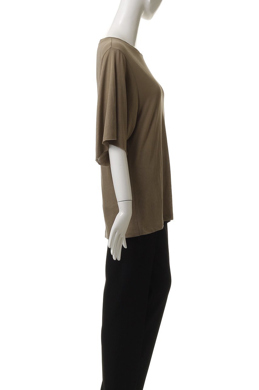 【ブリル/BRILL】の【raspail】ワイドスリーブTシャツ 人気、トレンドファッション・服の通販 founy(ファニー) 　ファッション　Fashion　レディースファッション　Fashion for Women　トップス・カットソー　Cut & Sew Tops　シャツ・ブラウス・オフィスカジュアル　Elegant Blouses & Button-Ups　ロングTシャツ・Tシャツ　Longline T-Shirts & Tees　カットソー・ベーシックTシャツ　Cut-and-Sewn Tops / Stretch Tees & Basics　インド　Indian Textile　コレクション　Collection, Seasonal Line　ショート　Short, Short Length　スリーブ　Sleeve, Long Sleeve / Short Sleeve　トリミング　Trimming, Decorative Edge　ベーシック　Basic, Essential　モダン　Modern, Contemporary　ワイド　Wide, Wide Fit　夏　Summer　other-3|ID: prp329100004526745 ipo3291000000033706723