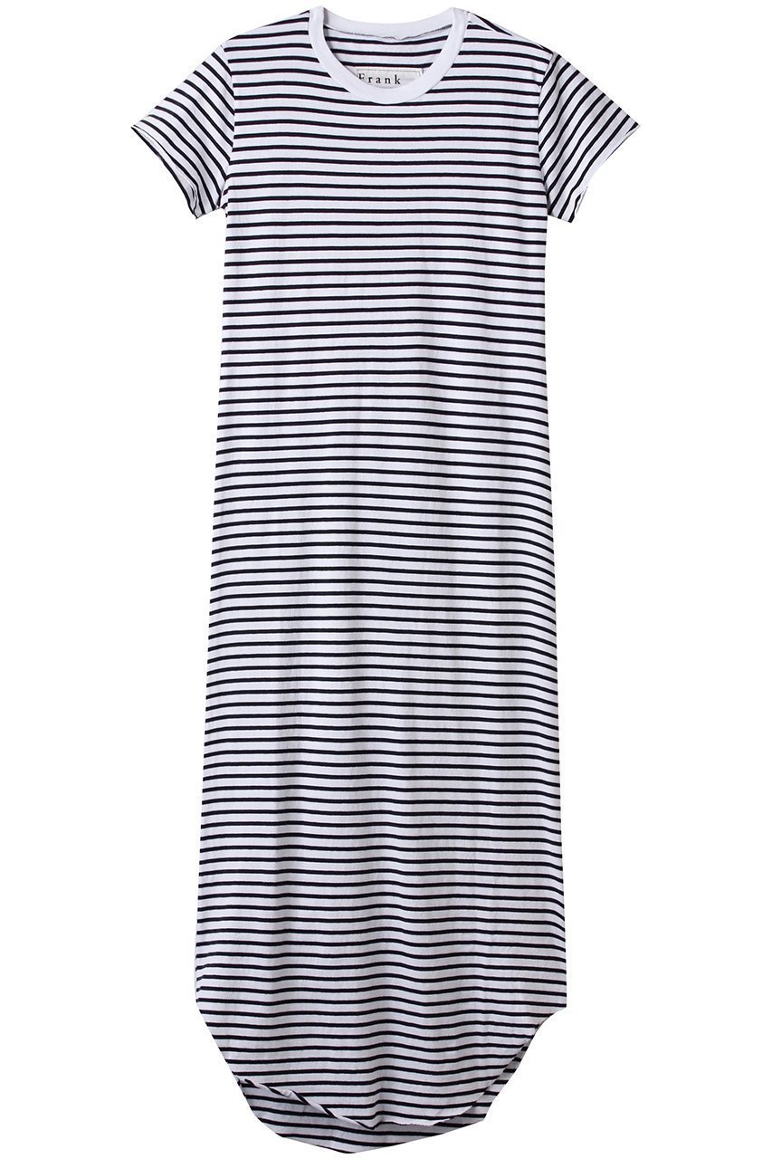 【フランク&アイリーン/Frank&Eileen】のHARPER HERITAGE JERSEY マキシTワンピース インテリア・キッズ・メンズ・レディースファッション・服の通販 founy(ファニー) 　ファッション　Fashion　レディースファッション　WOMEN　ワンピース　Dress　チュニック　Tunic　チュニック　Tunic　ボーダー　Border　マキシ　Maxi　エレガント 上品　Elegant　定番　Standard　NEW・新作・新着・新入荷　New Arrivals　ホワイトボーダー|ID: prp329100004529455 ipo3291000000032024995