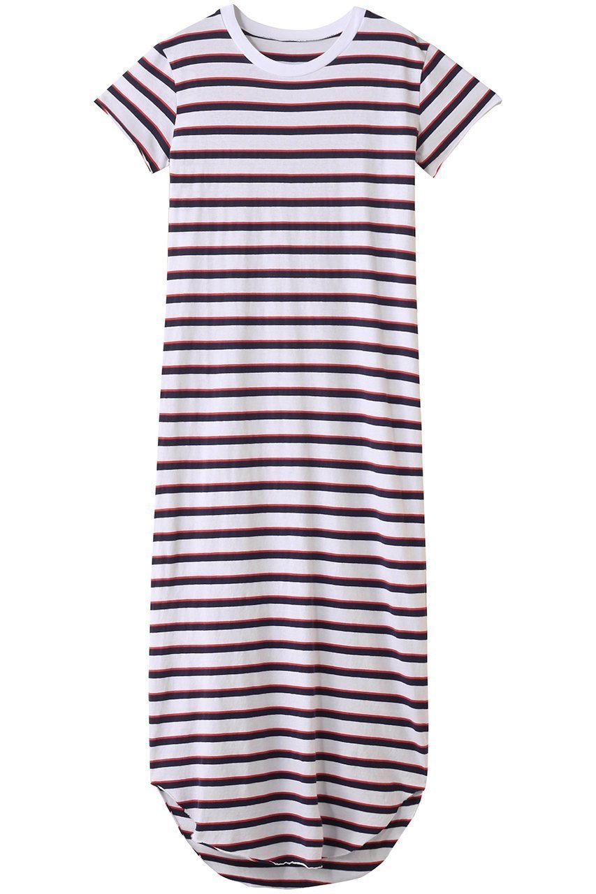【フランク&アイリーン/Frank&Eileen】のHARPER HERITAGE JERSEY マキシTワンピース インテリア・キッズ・メンズ・レディースファッション・服の通販 founy(ファニー) 　ファッション　Fashion　レディースファッション　Ladies' Fashion Online　ワンピース　Dress　チュニック　Tunic　チュニック　Tunic　ボーダー　Border　マキシ　Maxi　エレガント 上品　Elegant　定番　Standard　ネイビーボーダー|ID: prp329100004529455 ipo3291000000032523625