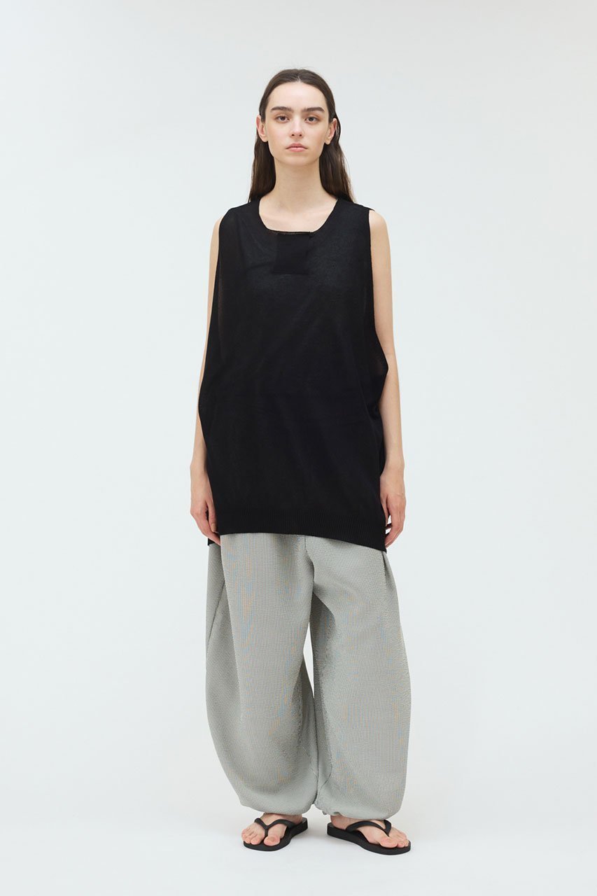 【ミズイロ インド/mizuiro ind】のcrew neck wide vest ベスト 人気、トレンドファッション・服の通販 founy(ファニー) 　ファッション　Fashion　レディースファッション　Fashion for Women　アウター　Coat / Outerwear Collection　レディースジャケット・軽アウター　Jackets　インナー　Innerwear　シアー　Sheer, See-Through　ジャケット　Jacket, Outerwear　ノースリーブ　Sleeveless, No-Sleeve　ベスト　Vest, Waistcoat　リラックス　Relax, Relaxed Fit　ロング　Long, Long-Length　other-6|ID: prp329100004529456 ipo3291000000032788426