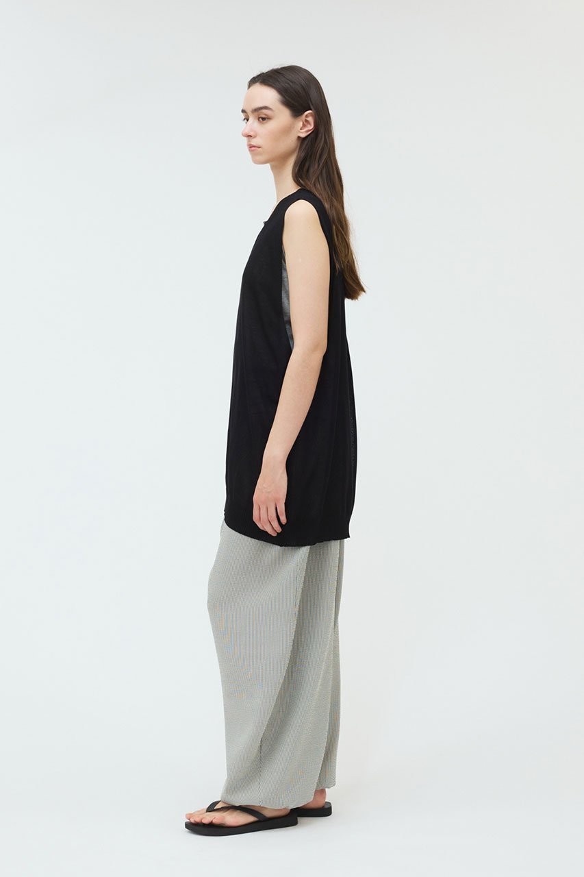 【ミズイロ インド/mizuiro ind】のcrew neck wide vest ベスト 人気、トレンドファッション・服の通販 founy(ファニー) 　ファッション　Fashion　レディースファッション　Fashion for Women　アウター　Coat / Outerwear Collection　レディースジャケット・軽アウター　Jackets　インナー　Innerwear　シアー　Sheer, See-Through　ジャケット　Jacket, Outerwear　ノースリーブ　Sleeveless, No-Sleeve　ベスト　Vest, Waistcoat　リラックス　Relax, Relaxed Fit　ロング　Long, Long-Length　other-8|ID: prp329100004529456 ipo3291000000032788431