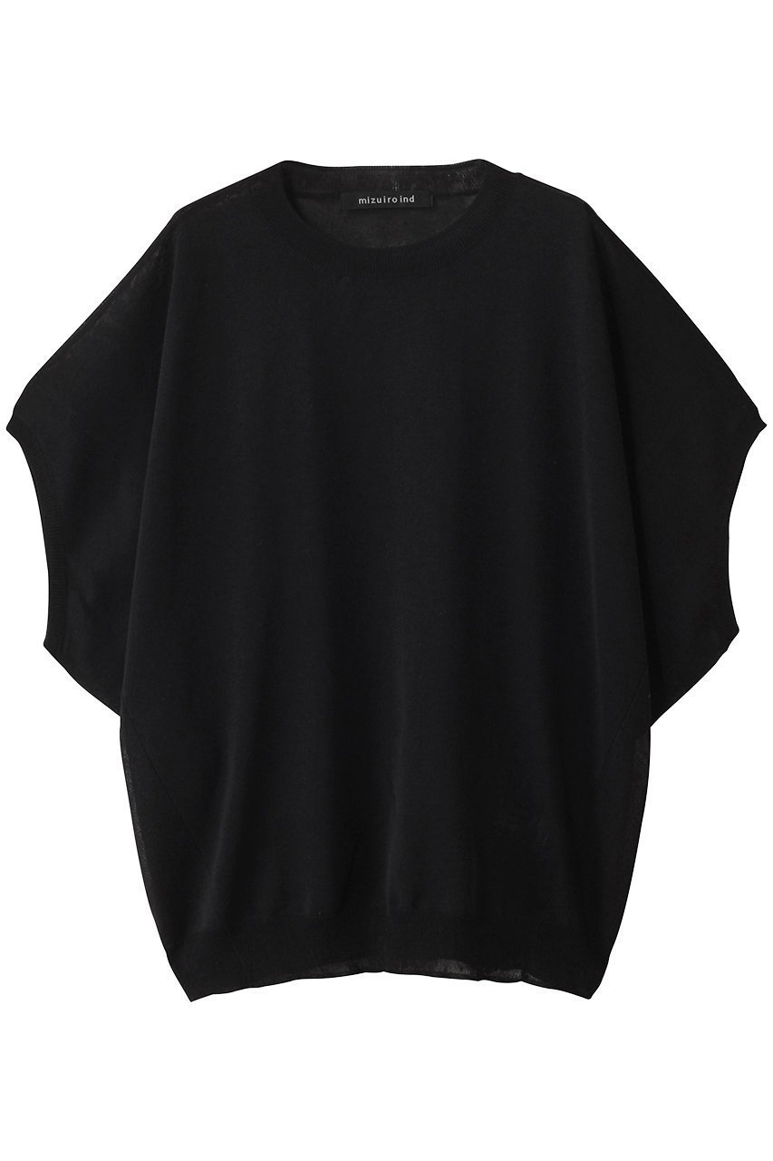 【ミズイロ インド/mizuiro ind】のwide cocoon sheer vest ベスト インテリア・キッズ・メンズ・レディースファッション・服の通販 founy(ファニー) 　ファッション　Fashion　レディースファッション　WOMEN　トップス・カットソー　Tops/Tshirt　ニット　Knit Tops　ベスト/ジレ　Gilets/Vests　プルオーバー　Pullover　おすすめ　Recommend　シアー　Sheer　ベスト　Vest　リラックス　Relax　夏　Summer　NEW・新作・新着・新入荷　New Arrivals　black|ID: prp329100004529458 ipo3291000000032025019